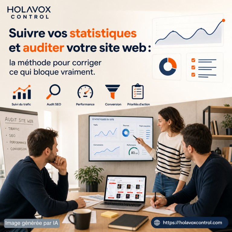 Suivre vos statistiques et auditer votre site web : la méthode pour corriger ce qui bloque vraiment