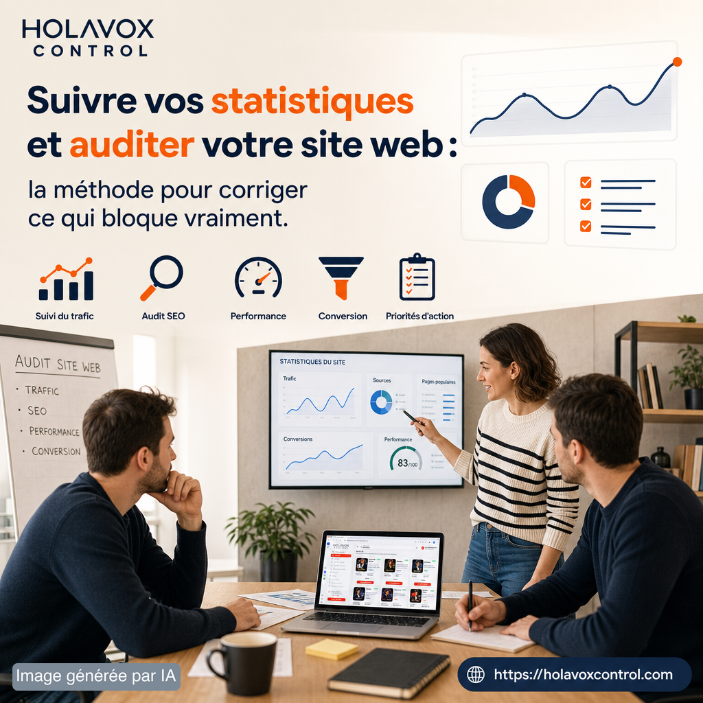 Suivre vos statistiques et auditer votre site web : la méthode pour corriger ce qui bloque vraiment